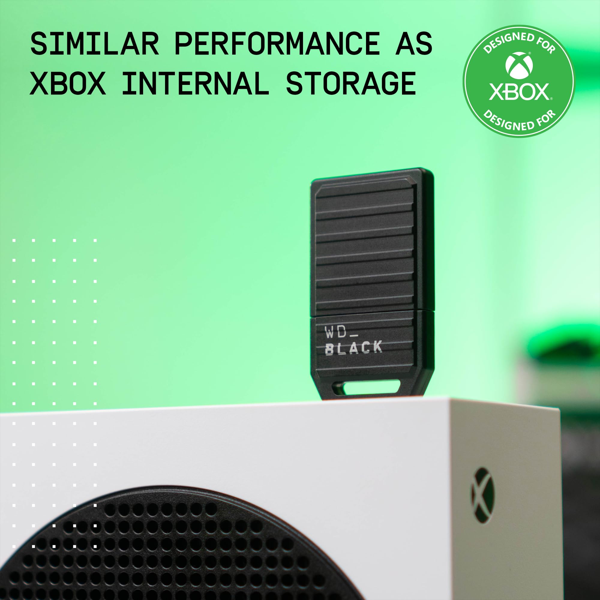 WD_Black 2TB C50 NVMe SSD Storage Expansion Card - Officially Licensed for Xbox Series X|S - Plug & Play, Quick Resume - Perfect for Gaming, Streaming & Large Game Libraries (Model: WDBMPH0020BNC-WCSN)