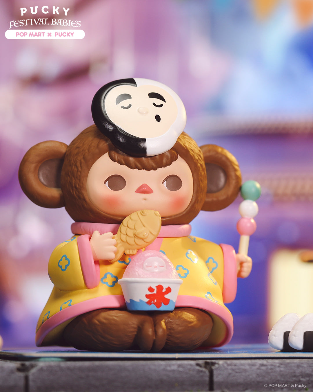 POP MART Pucky Festival Babies Series Blind Box Collectible Figures - Cute Vinyl Art Toys for Display & Gifts | Perfect for Anime Fans, Office Decor, and Party Favors