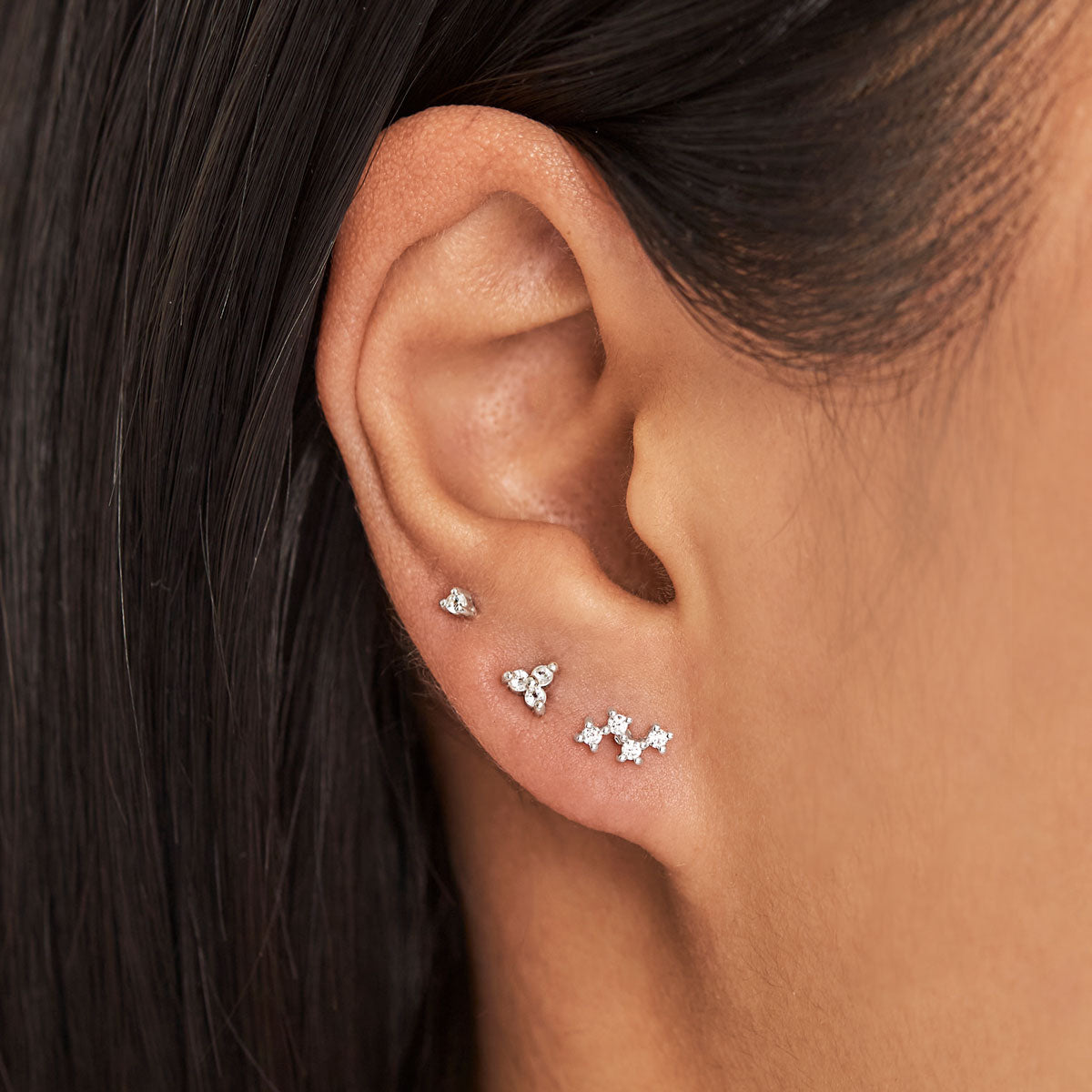 Nebula Crystal Stud Earrings for Women - Sparkling Hypoallergenic Stainless Steel Earrings for Sensitive Ears | Perfect for Daily Wear, Parties & Gift Giving