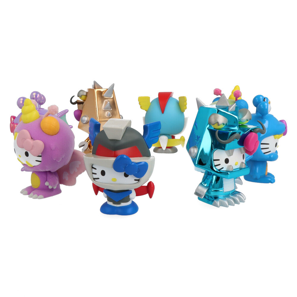 Hello Kitty Kaiju Mini Series Collectible Figures - Cute Kawaii Monster Toys for Kids & Anime Fans - Perfect for Display, Gifts & Pop Culture Collections