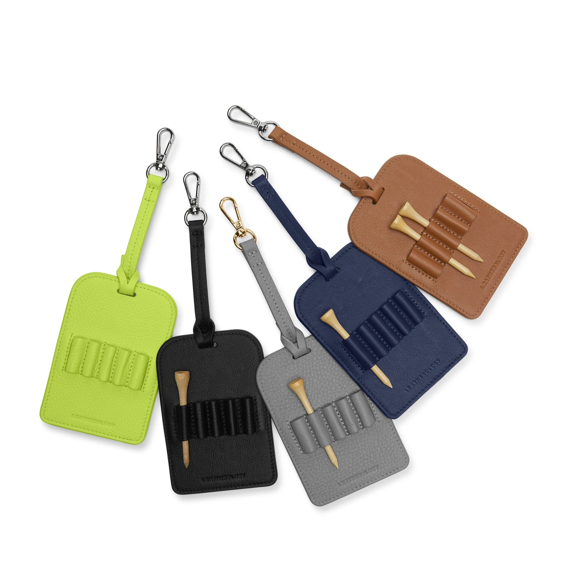 Premium Golf Bag Tee Holder - Navy Blue | Durable Golf Accessory for Tee Storage | Perfect for Golfers, Driving Range & Course Play