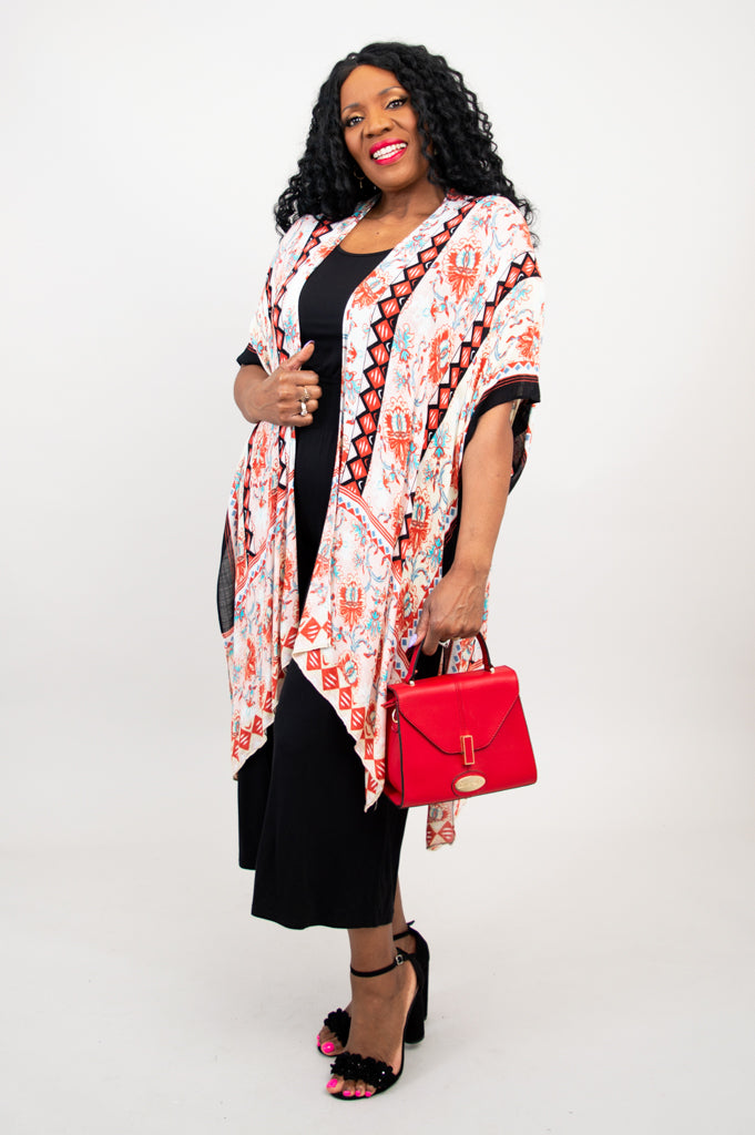 Darcy Women's Fashion One Size Floral Print Wrap Dress - Perfect for Summer Outings, Beach Vacations, and Casual Parties