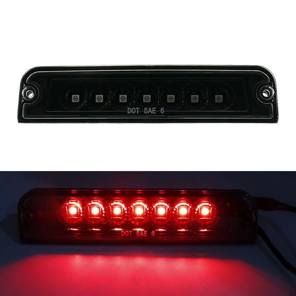 AIVYNA High Mount LED Third Brake Light - Super Bright & Durable Tail Lamp for 1997-2006 Jeep Wrangler TJ | Perfect for Off-Roading & Night Driving Safety