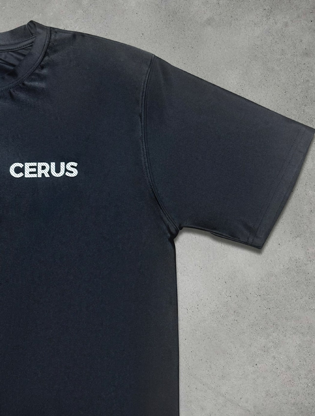 Cerus Black Vita Men's T-Shirt - Premium Cotton Comfort Fit Casual Tee for Everyday Wear, Gym & Outdoor Activities
