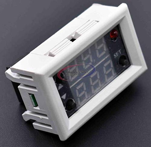 12V 20A Digital LED Dual Display Timer Relay Module - Mini Programmable Delay Cycle Switch for Home Automation, Industrial Control & DIY Electronics Projects
