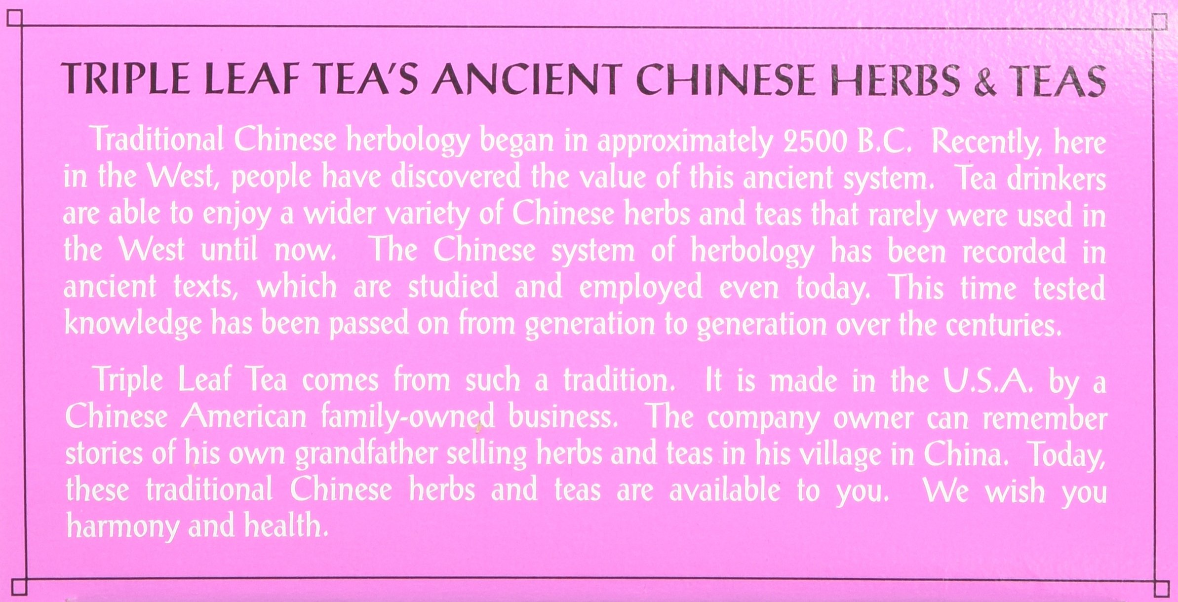 Triple Leaf Tea Bags - Organic Mulberry Leaf Herbal Tea - 20 Count - Supports Healthy Blood Sugar & Relaxation - Perfect for Afternoon Tea or Evening Relaxation