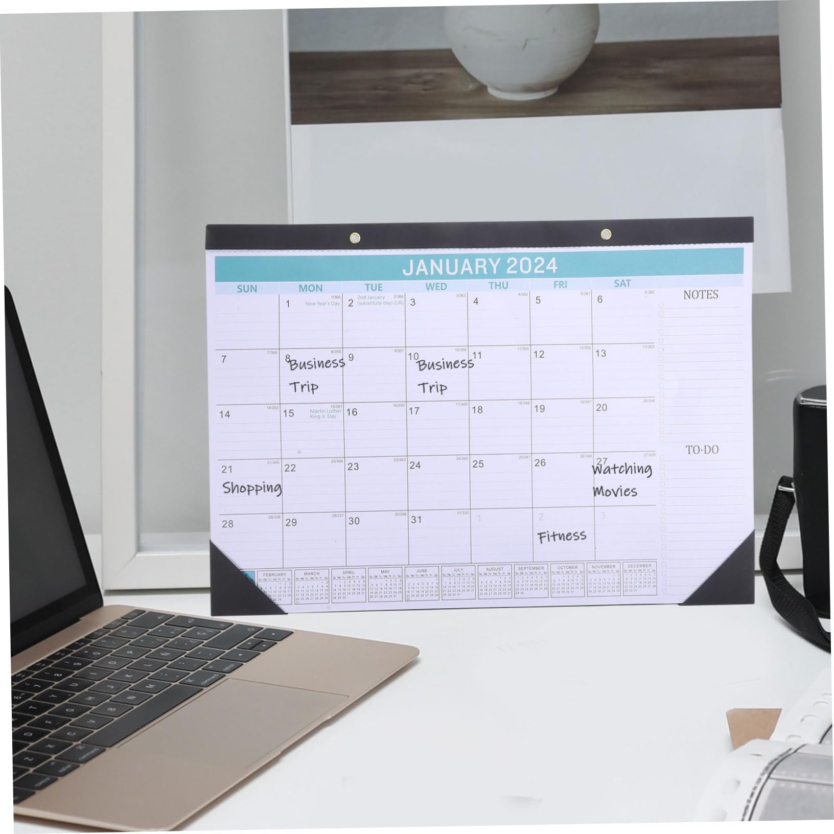 2023-2025 Academic & Work Wall Calendar - 18-Month Family Planning Calendar for Home & Office Organization | Perfect for School, Work Schedules & Holiday Planning