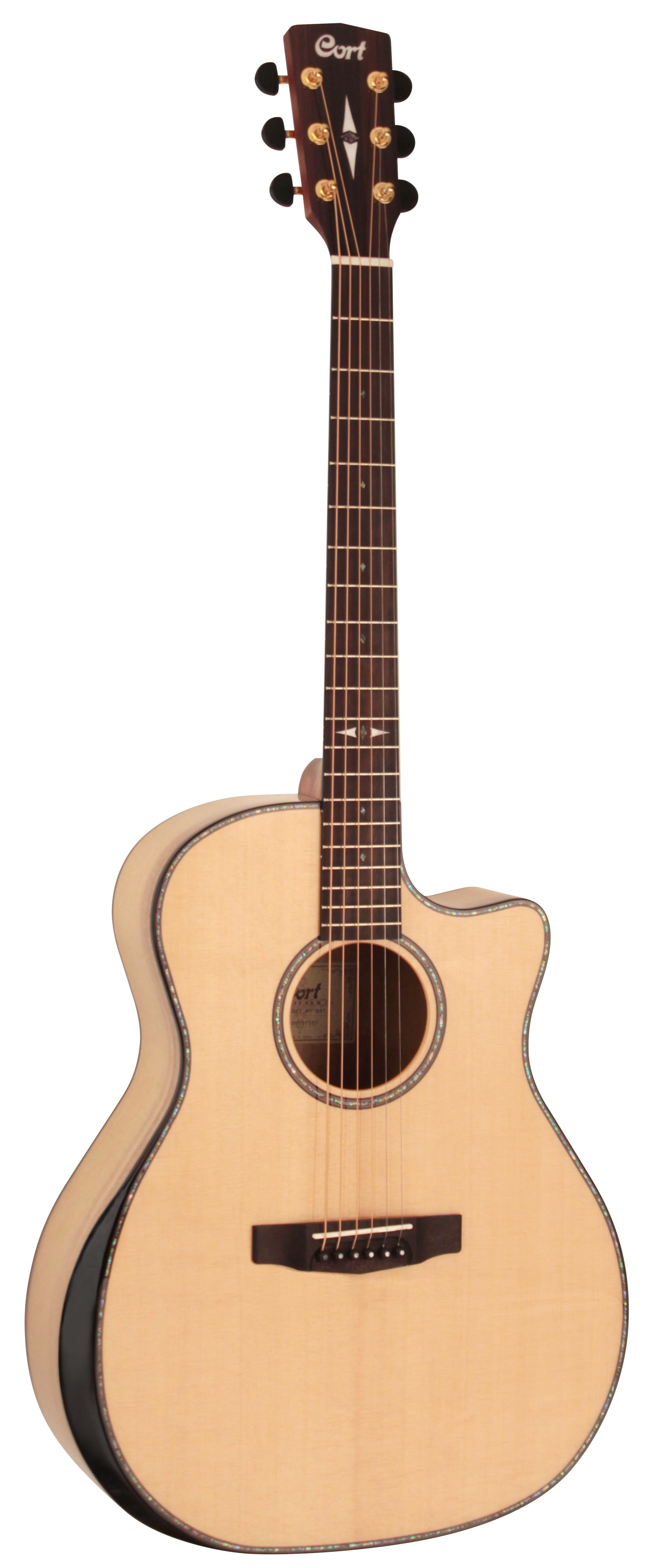 Cort GA MY CW BEVEL Acoustic Guitar - Premium Cutaway Dreadnought for Beginners & Professionals | Perfect for Live Performances, Studio Recording & Campfire Jams