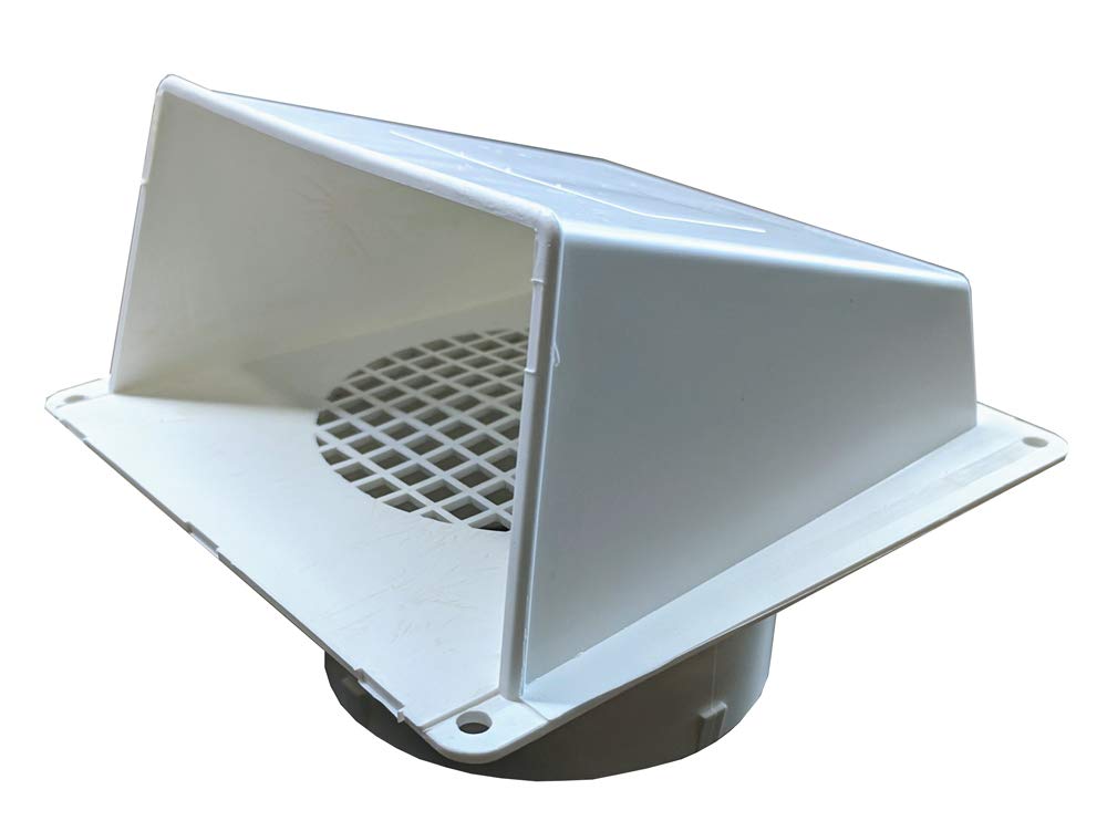 HHT SRV33271 Outside Air Shield Vent - Durable Weatherproof Ventilation Cover for HVAC, Roof & Exterior Walls - Perfect for Homes, Garages & Outdoor Buildings
