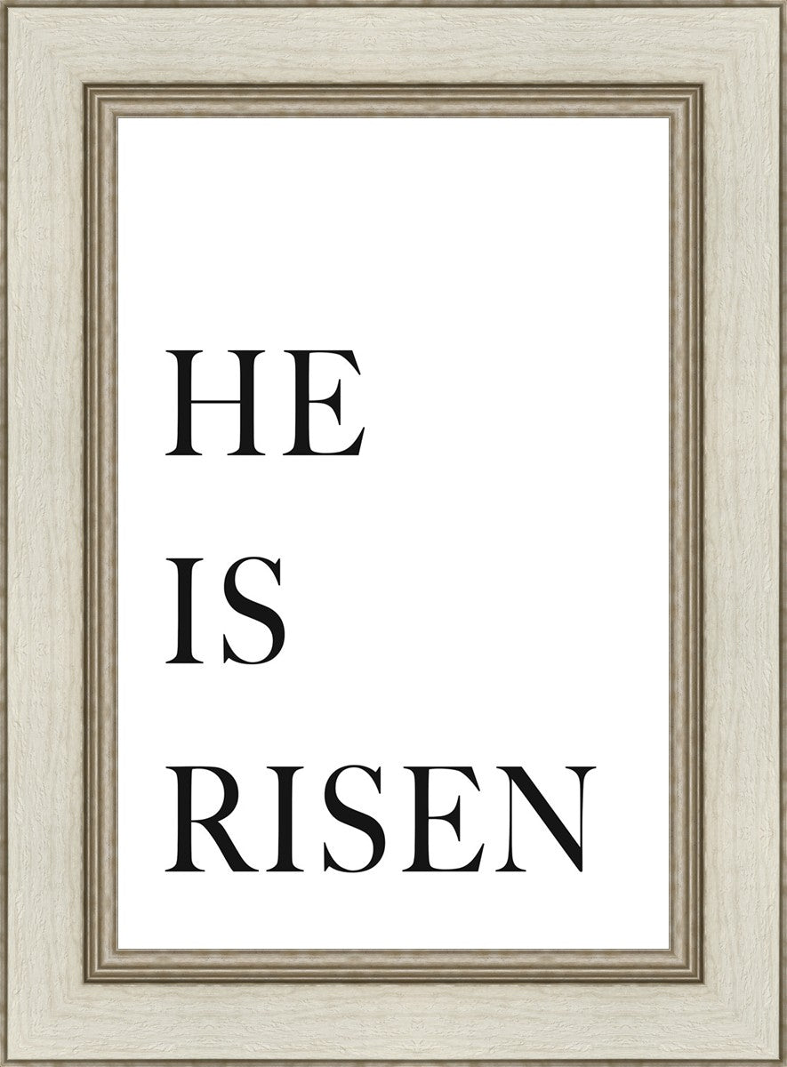 He is Risen by Paige Tilly - Inspirational Christian T-Shirt for Easter, Church & Faith-Based Events