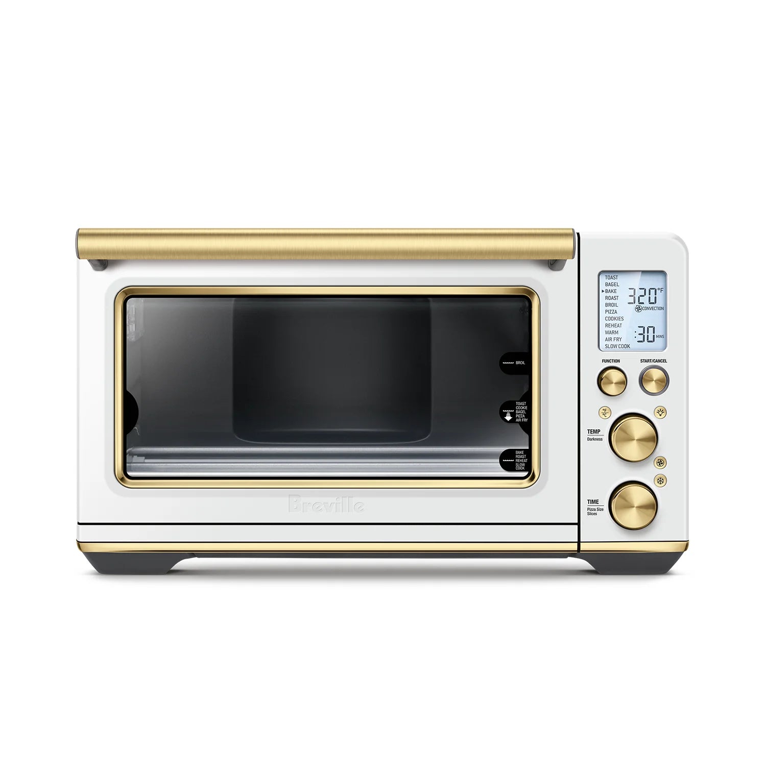 Breville Smart Oven Air Fryer Pro - BOV860SSB Stainless Steel Countertop Convection Oven with Air Fry, Roast, Bake & Broil Functions | Perfect for Small Kitchens, Apartments & Healthy Cooking