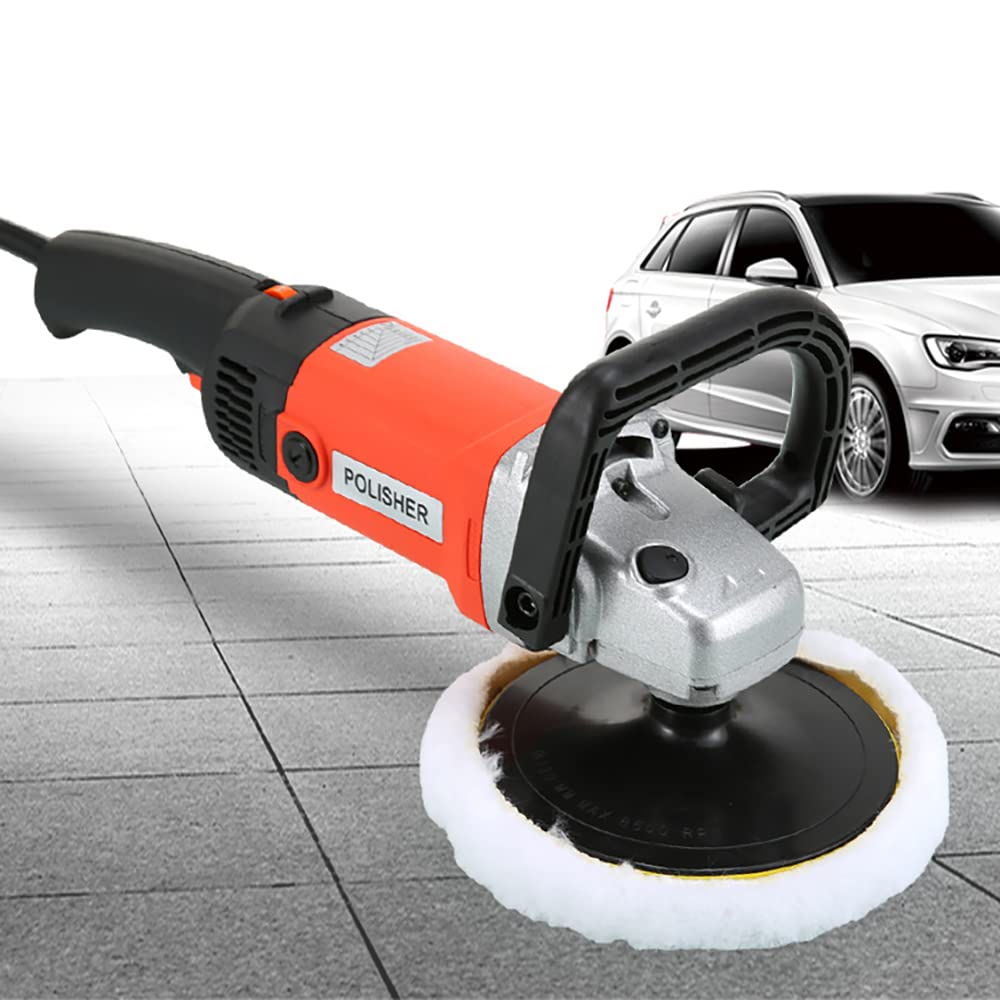 1400W Electric Car Polisher Waxing & Sealing Machine - Household Marble Tile Floor Repair & Beauty Polishing Tool for Auto Detailing & Home Renovation