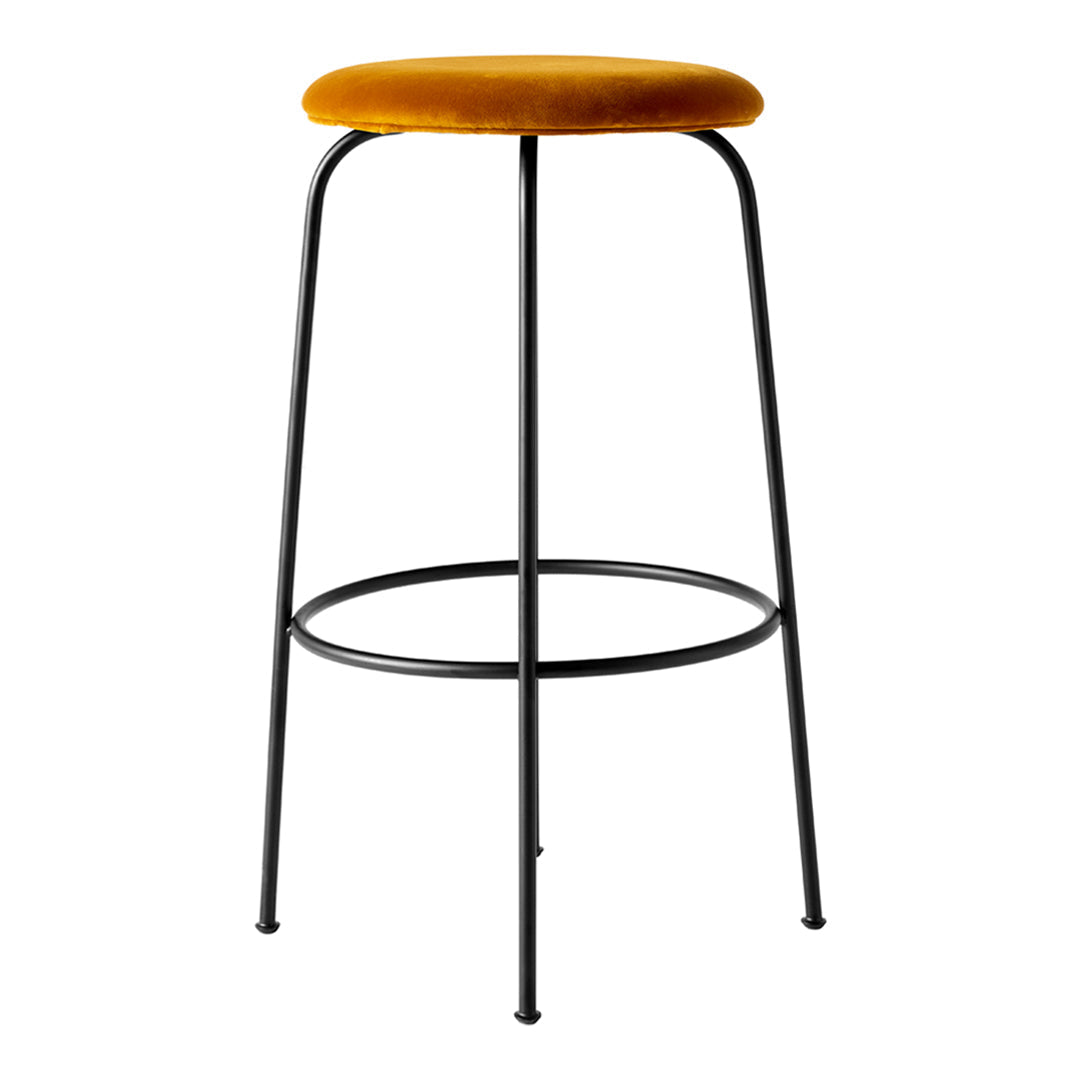 Afteroom Modern Bar Stool - Upholstered Seat with Metal Legs - Perfect for Kitchen Islands, Breakfast Bars & Home Bars
