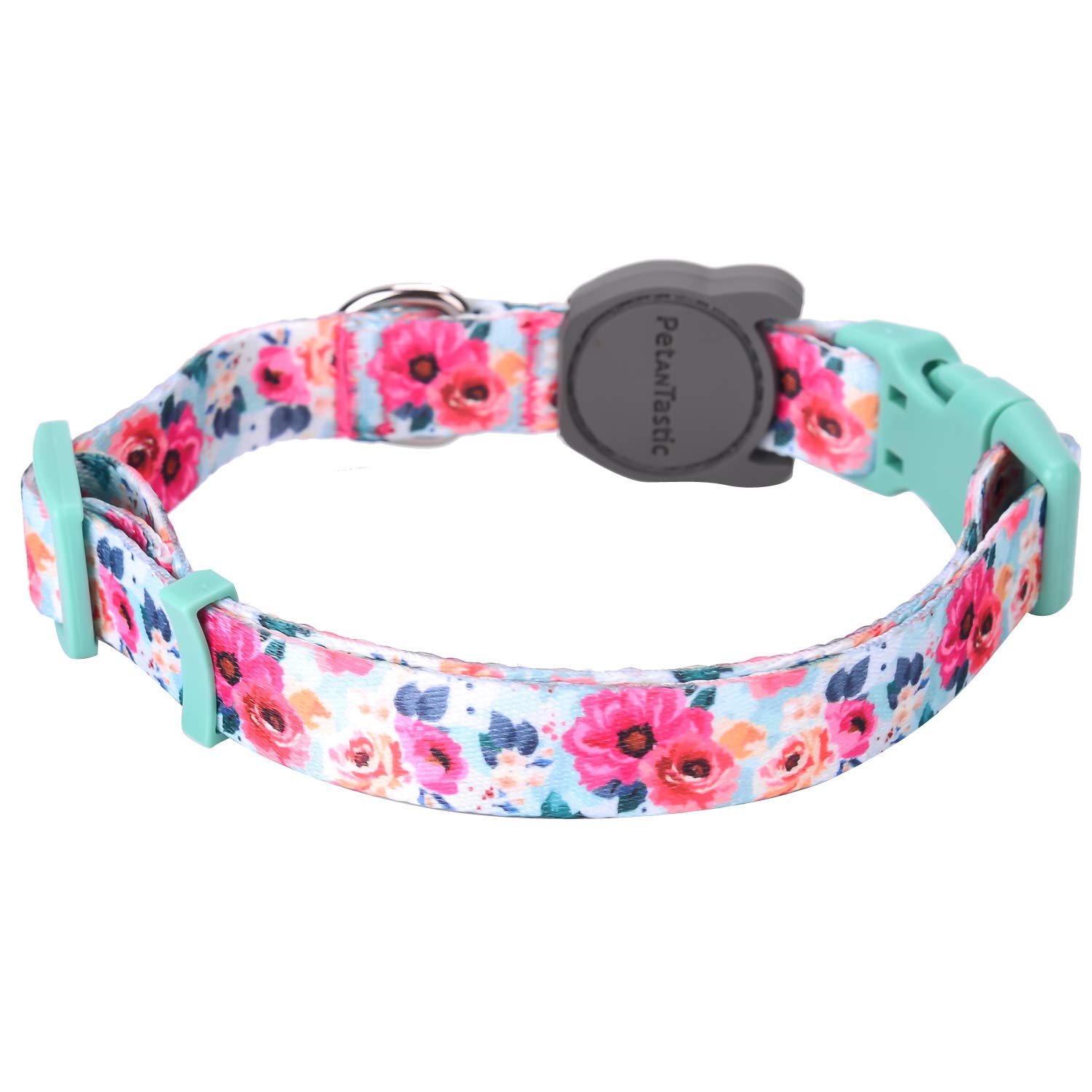 PetANTastic Adjustable Small Dog Collar - Durable Soft & Heavy Duty with Floral Design - Comfortable for Puppies & Adult Dogs - Perfect for Indoor & Outdoor Use - Ideal for Walks, Training & Daily Wear