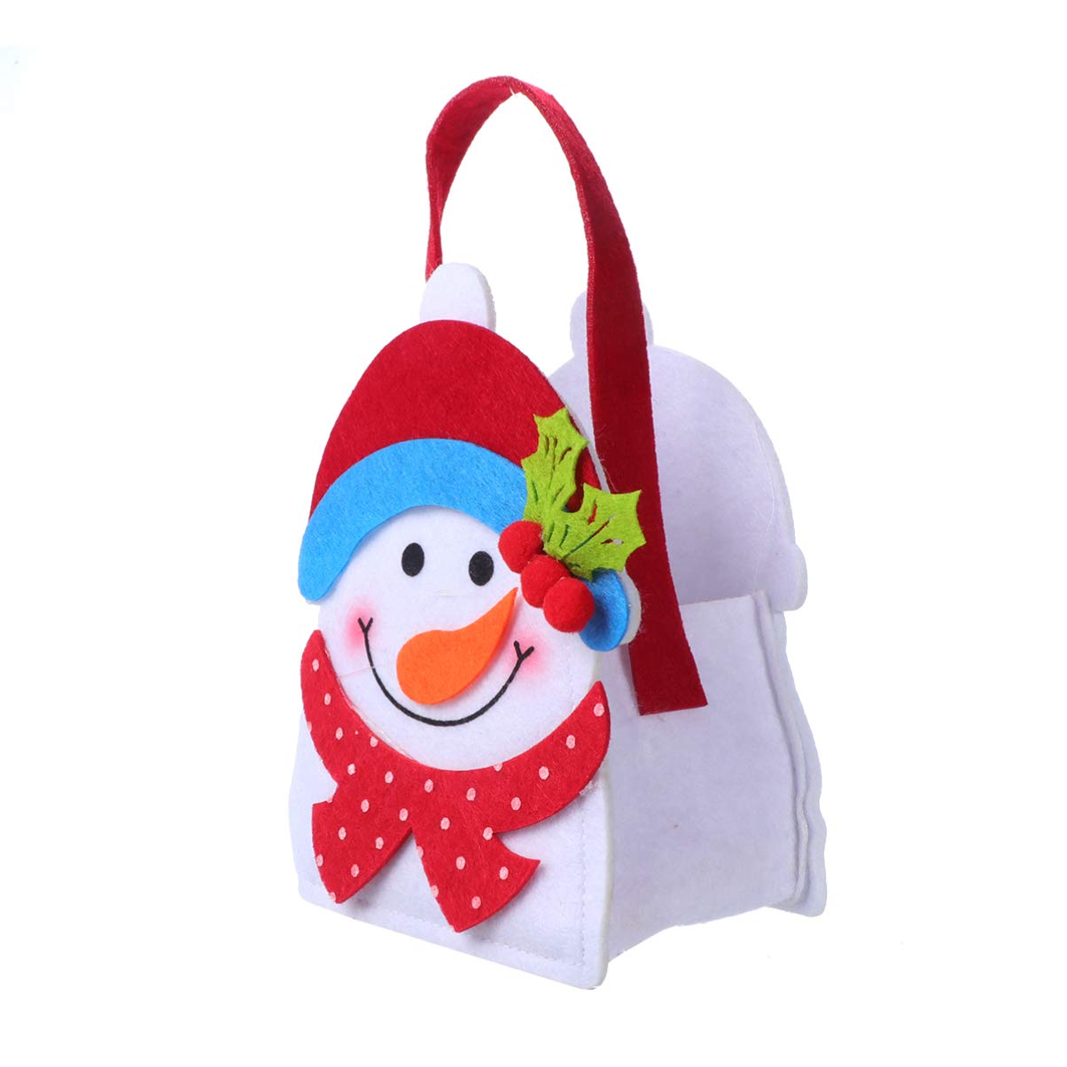 Christmas Santa Sack Candy Bag - Festive Fabric Pouch for Kids & Parties