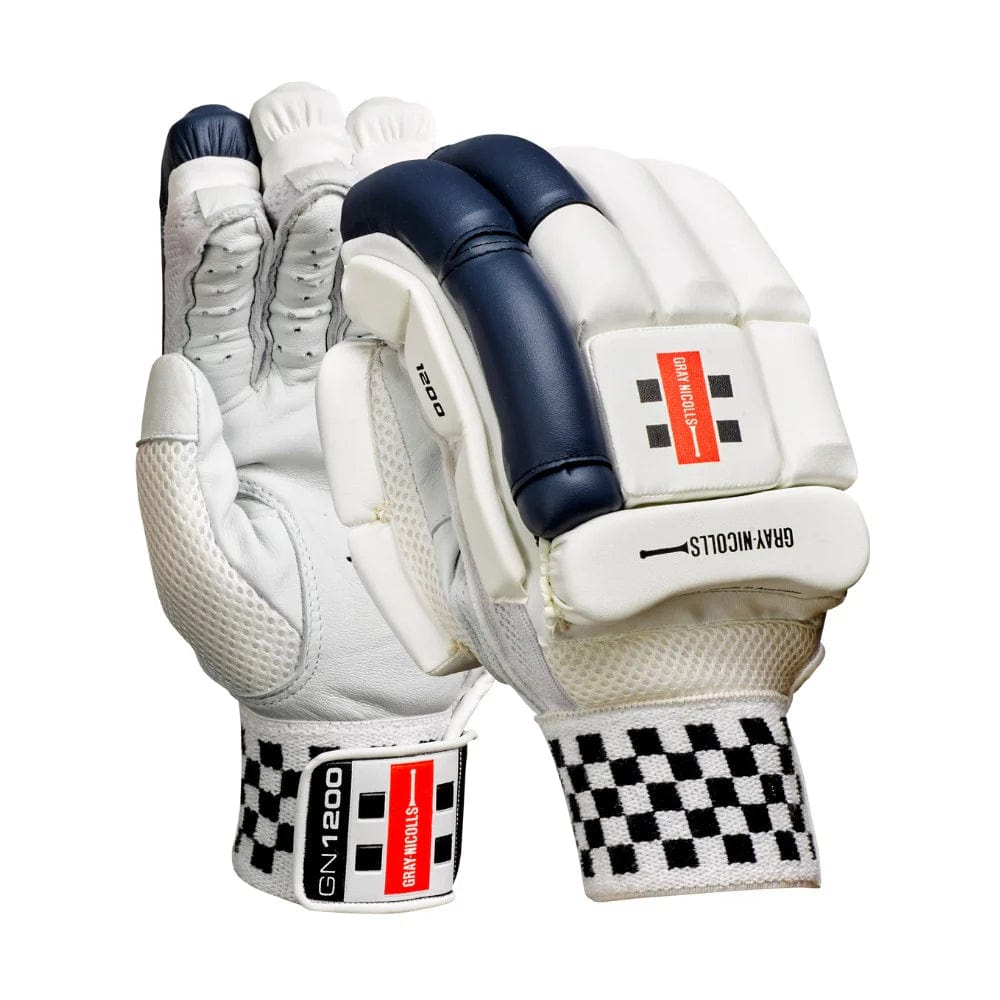 Gray Nicolls Maax 1200 Cricket Batting Gloves - Premium Leather Protection for Batsmen | Ideal for Practice & Match Play