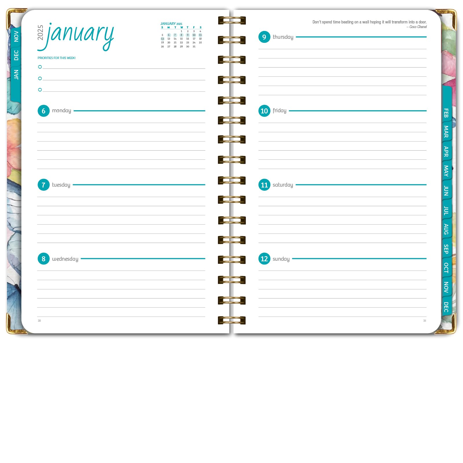 2025 Hardcover Planner 5.5