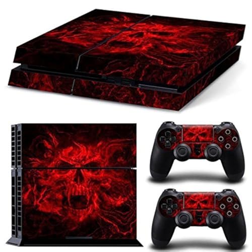 Red Flame Skull