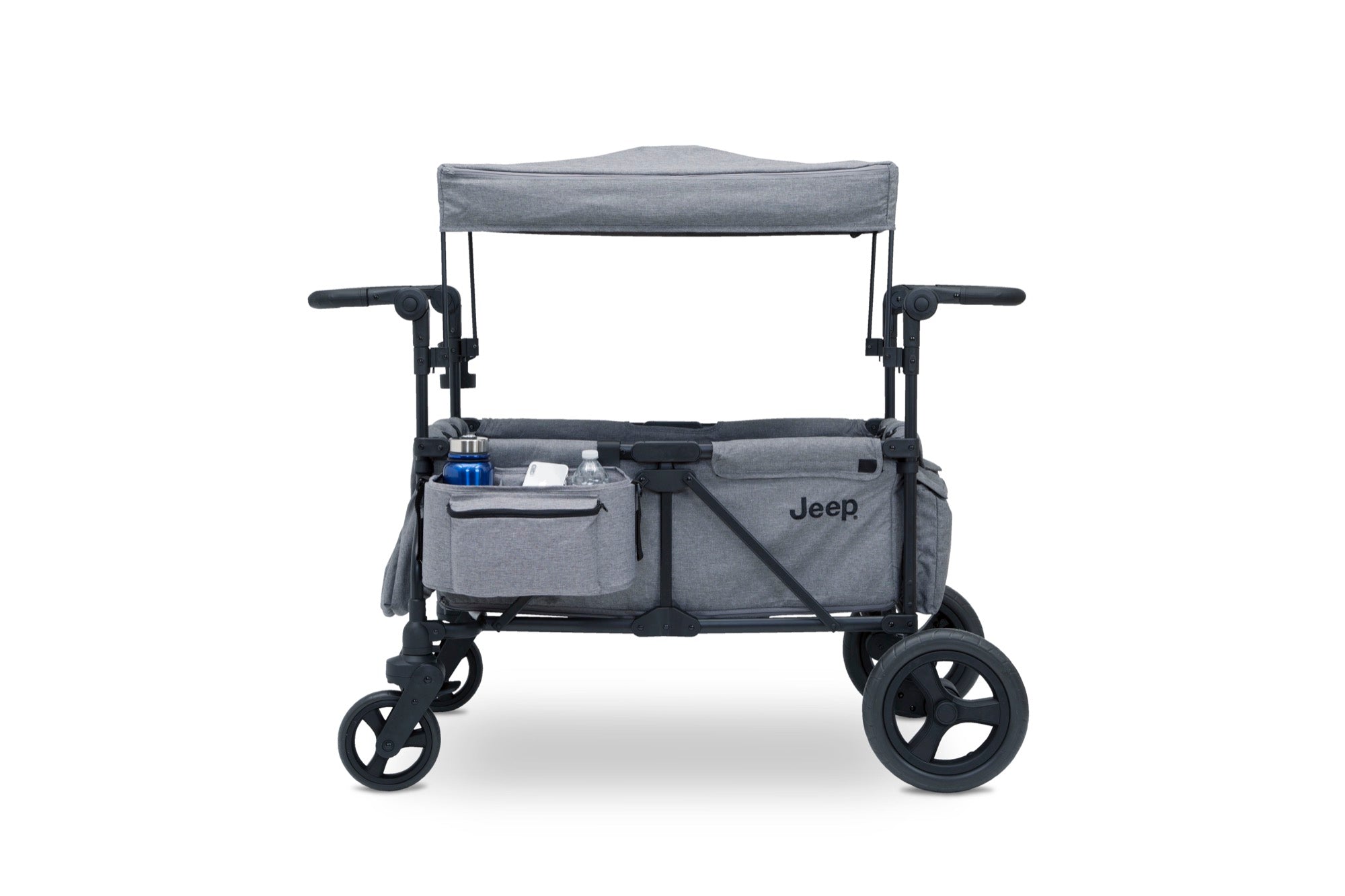 Jeep Wrangler Stroller Wagon Parent Organizer - Car Seat Storage Bag with Multiple Pockets for Diapers, Toys & Essentials - Perfect for Family Outings, Road Trips & Outdoor Adventures