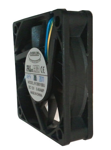 Everflow 60x60x15mm Dual Ball Bearing Ultra High Speed PWM Fan R126015BUAF - High Performance Cooling for PC, Gaming Rig & Electronics - Perfect for Overclocking & Silent Operation