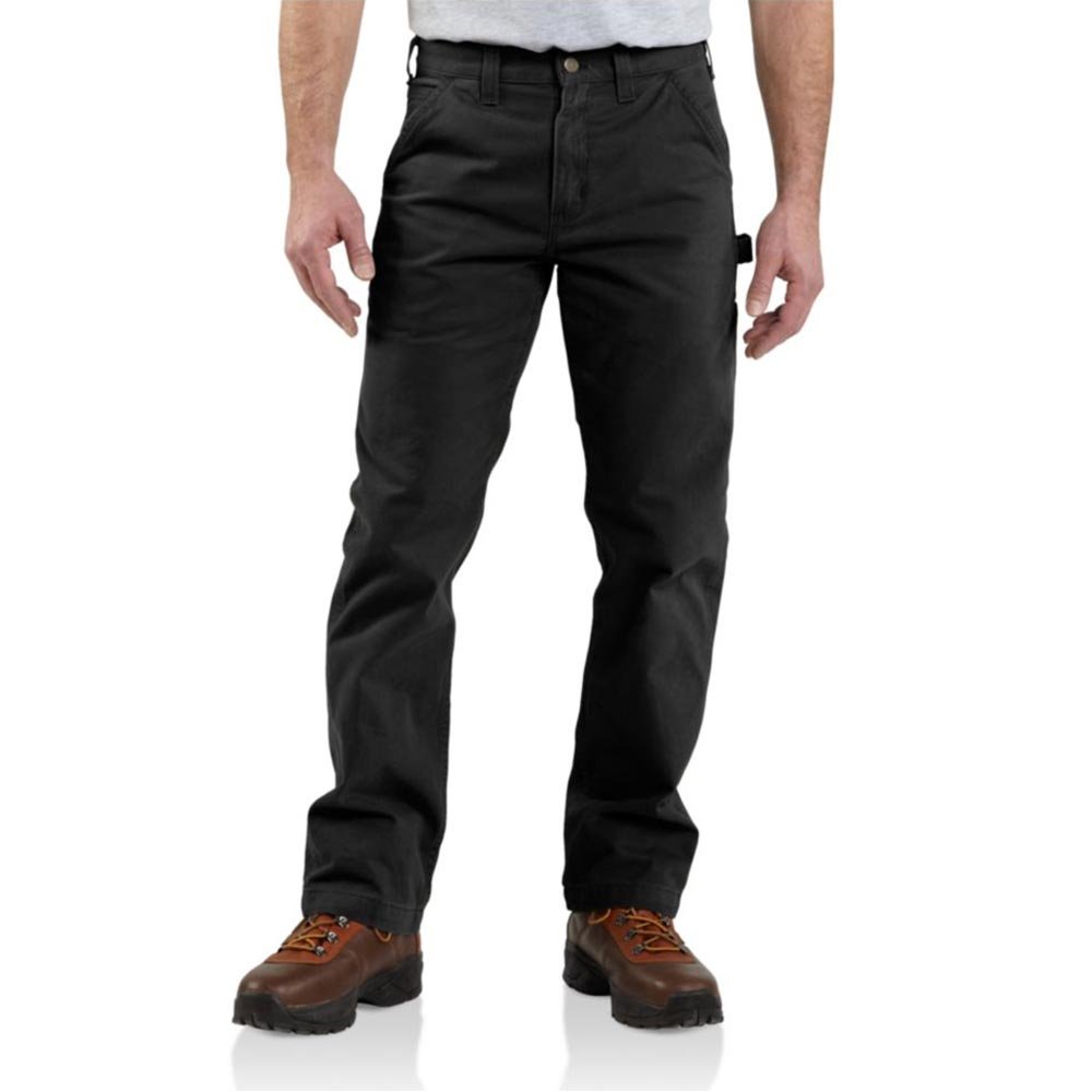 Carhartt Men's Relaxed Fit Washed Twil Dungaree Work Pants - Durable & Comfortable for Construction, Farming & Outdoor Activities