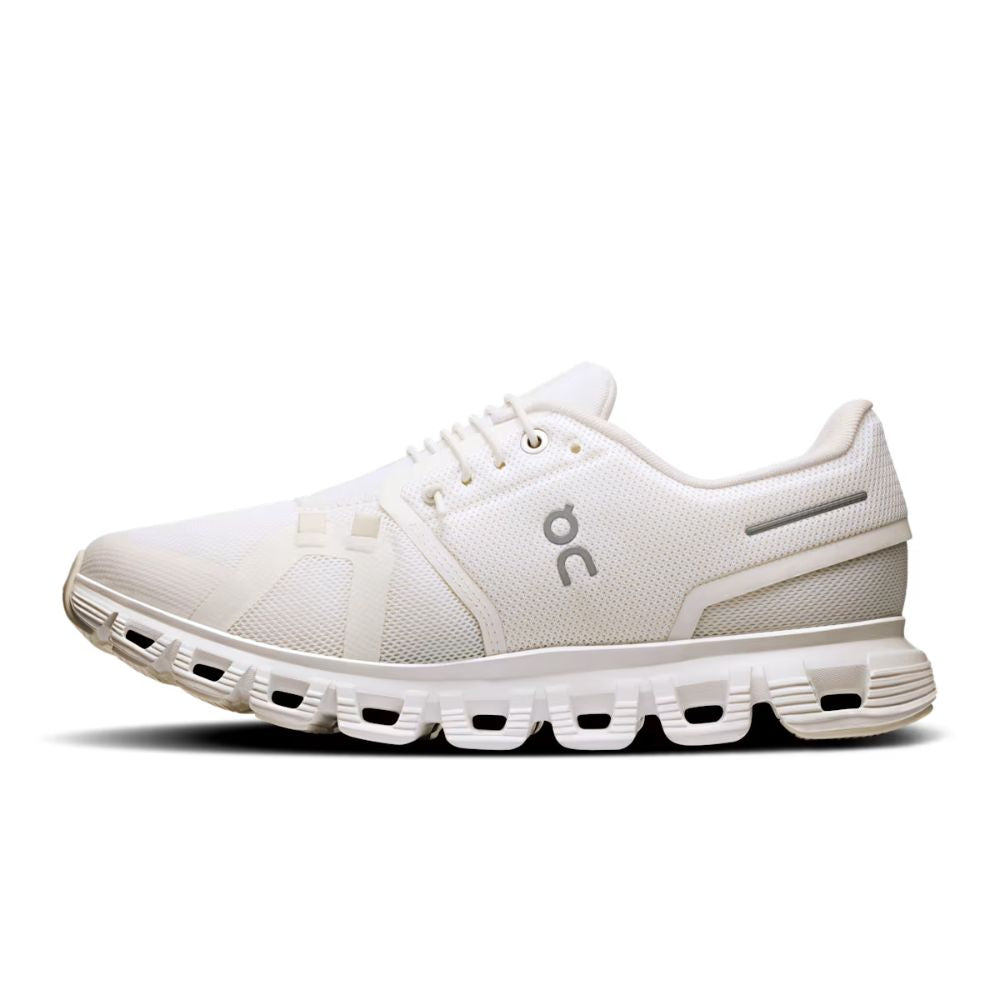 ON Women's Cloud 6 Running Shoes - Ultra Lightweight & Comfortable Sneakers for Women (White/White) | Perfect for Jogging, Gym Workouts & Everyday Wear