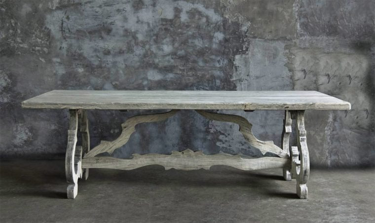 Handmade Black Rectangular Dining Table - Solid Wood Large Farmhouse Dining Table for 6-8 People | Perfect for Family Gatherings, Dinner Parties & Modern Farmhouse Decor