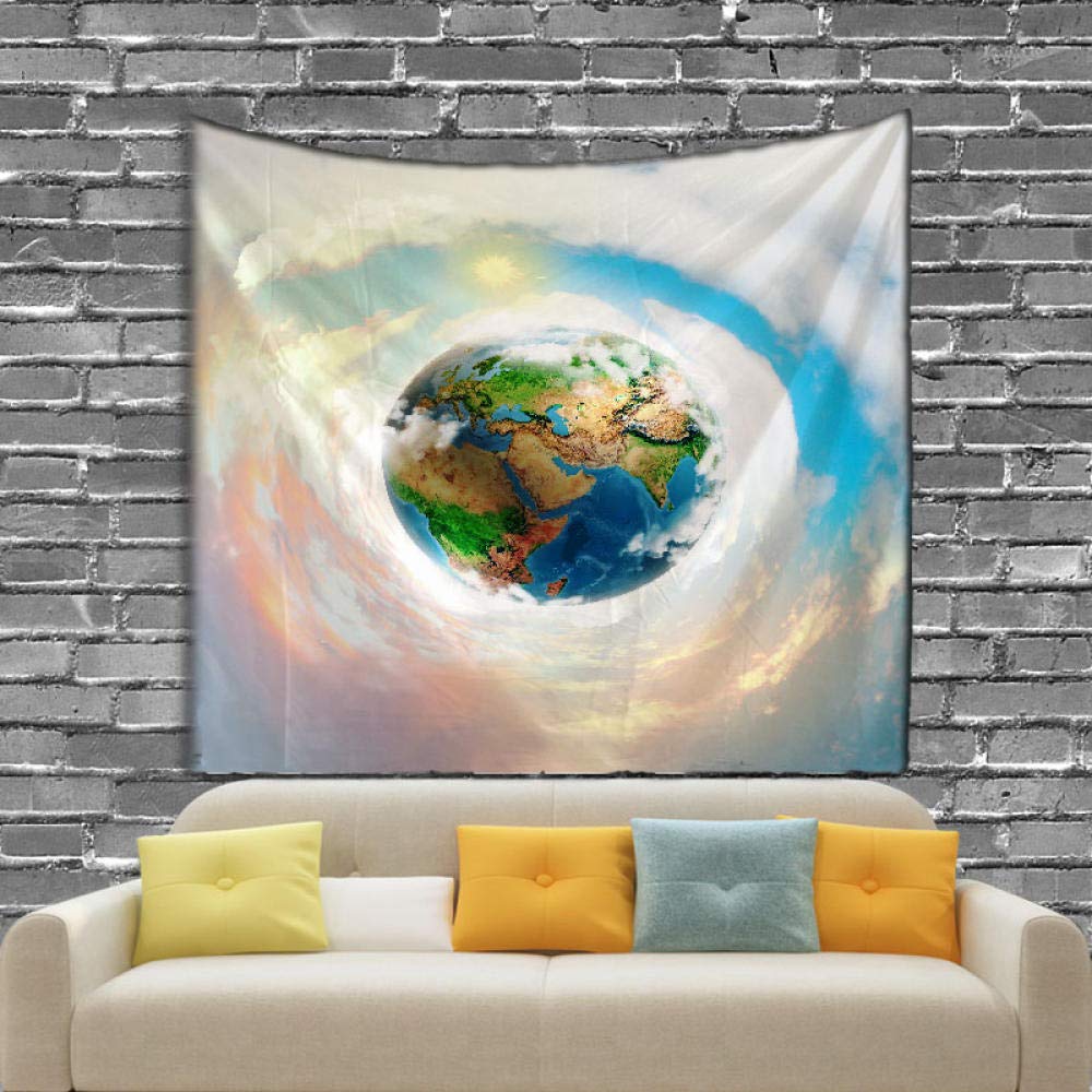 Universe Galaxy Printed Tapestry Wall Hanging - 51x59 Inch Space Themed Decor for Bedroom, Dorm, Living Room | Beach Towel, Curtain, Tablecloth Multi-Use Home Decor Gift