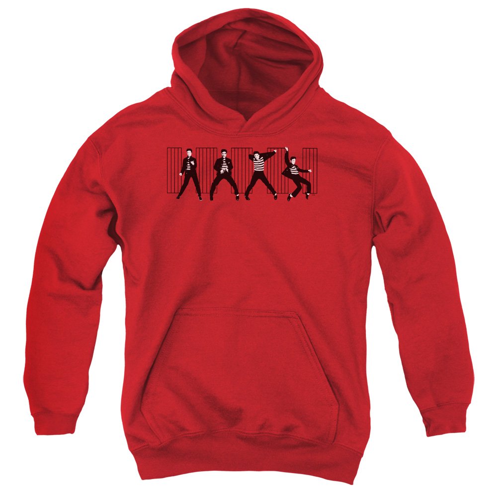 Elvis Presley Jailhouse Rock Pullover Hoodie - Vintage Music Hooded Sweatshirt for Men & Women - Perfect for Concerts, Halloween Costumes & Retro Fashion