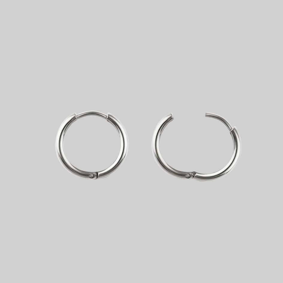MOIRA Silver Snake Wrap Hoop Earrings for Women - Trendy Boho Jewelry for Parties, Date Night & Everyday Wear