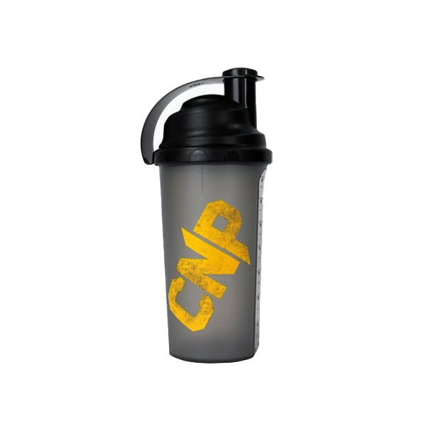 CNP Professional 700ml Black Protein Shaker Bottle - Leak Proof & BPA Free for Gym, Workout, and Post Exercise Recovery