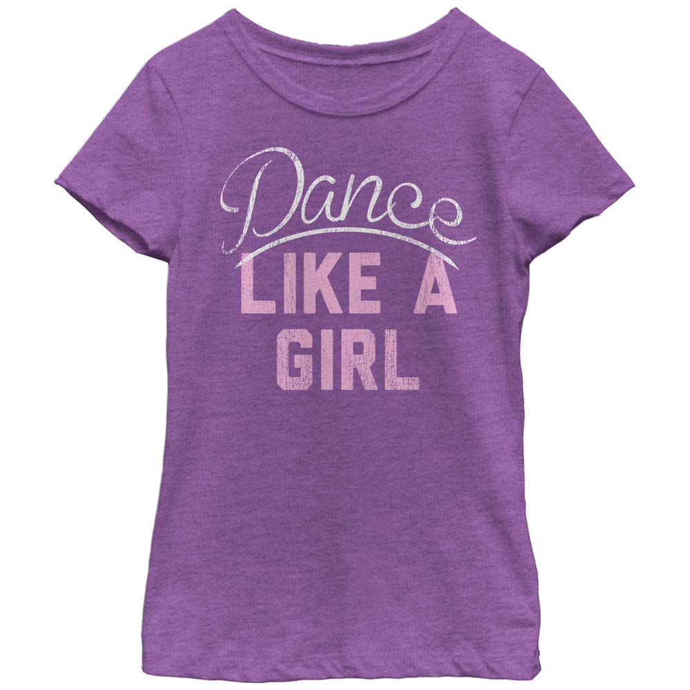 Girl's Chin UP Dance Your Heart Out T-Shirt - Cute Motivational Dance Tee for Kids - Perfect for Dance Classes, Recitals & Playdates