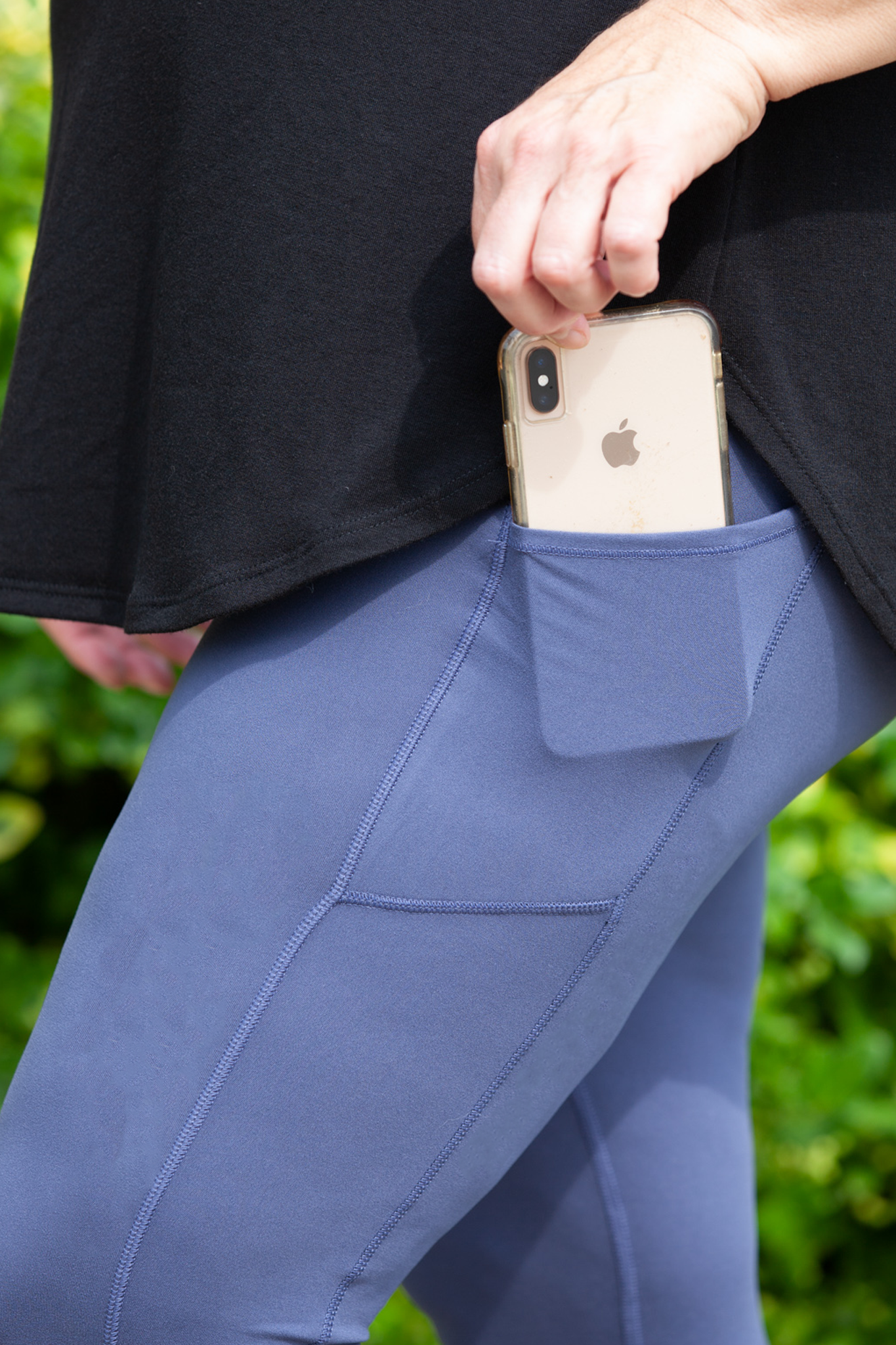 PLUS Solid Color Active Leggings with Pockets - High Waist Yoga Pants for Women - Perfect for Workout, Running, Gym & Lounge Wear