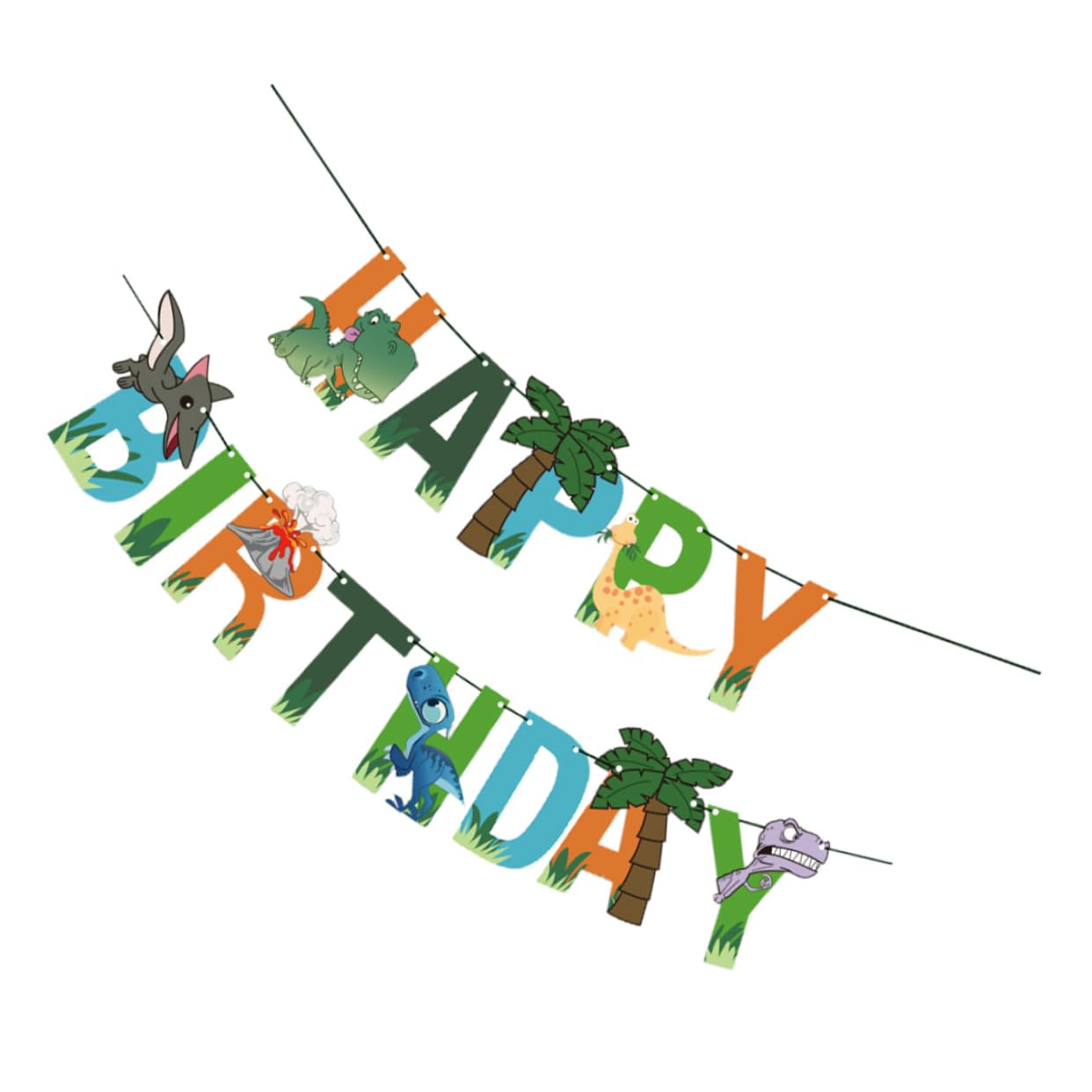 Dinosaur Birthday Party Decorations - CIYODO Dinosaur Banner & Invitation Set for Boys Birthday Party Supplies | Perfect for Dino-Themed Parties, Classroom Decor, and Kids Room Decorations