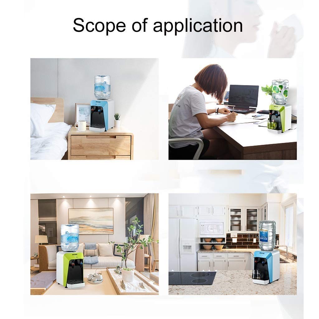 KANBUN Bottleless Water Dispenser with Self-Cleaning Function - Hot and Cold Water Cooler for Home & Office - Compact Countertop Water Dispenser for Daily Use in Kitchen, Living Room, or Workplace