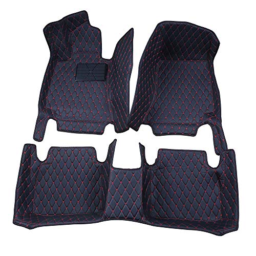 Black with Red Stitching
