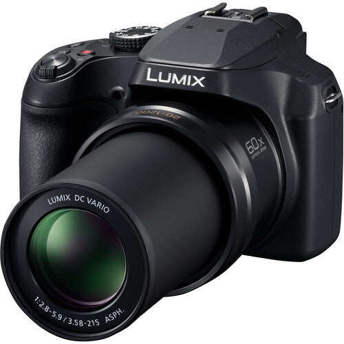 Panasonic LUMIX FZ80D 4K Digital Camera with 60X Zoom Lens, WiFi & 18.1MP Sensor - Perfect for Travel, Wildlife Photography & Vlogging