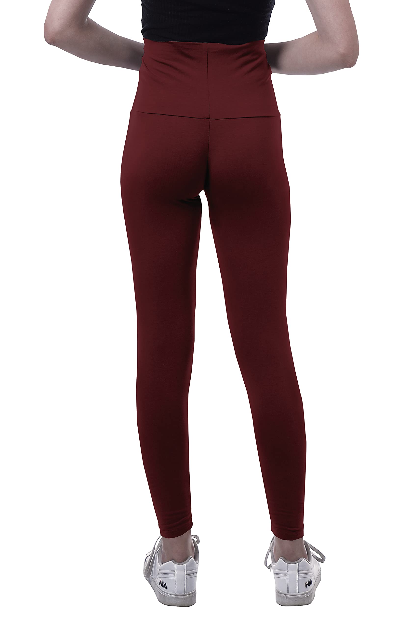 **Moomaya High Waisted Yoga Pants for Women - Corset Style Tummy Control Workout Leggings - Perfect for Yoga, Gym, Running & Lounge Wear**