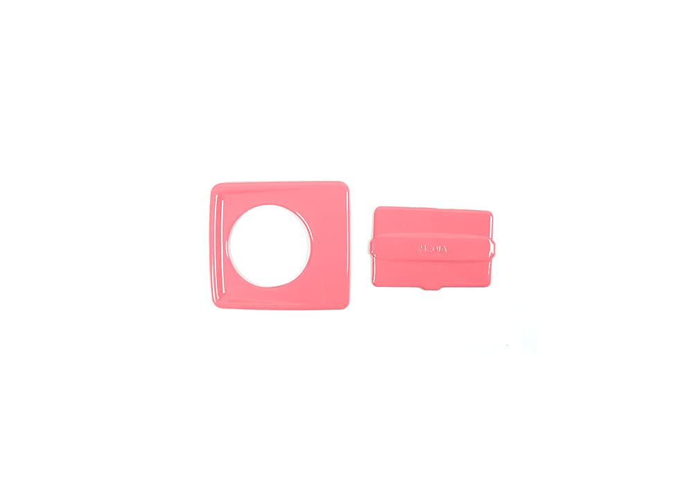 Pink Interior Accessories Cigarette Lighter & USB Socket Panel Cover Frame Trim for Jeep Wrangler JL & Gladiator JT 2018+ - Perfect for Car Customization & Off-Road Adventures