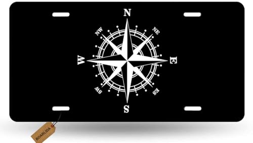 Black and White Compass