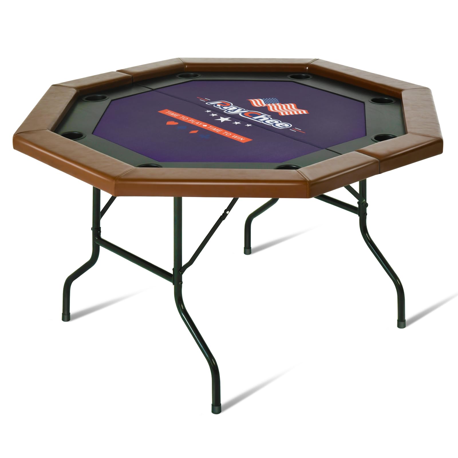8-Player Foldable Poker Table - 50