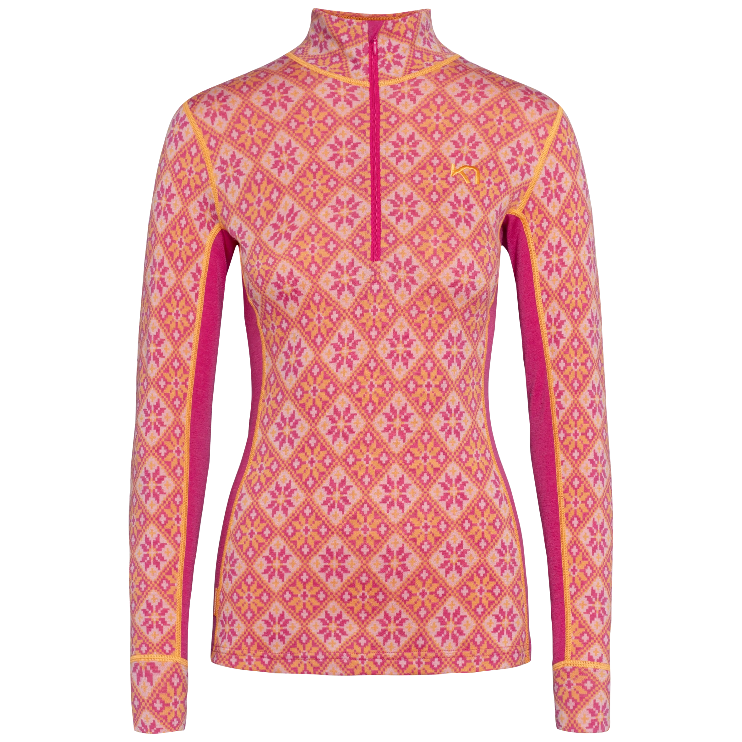 Kari Traa Women's Rose Half Zip Baselayer Top - Thermal Long Sleeve Shirt for Hiking, Skiing & Outdoor Activities 2025