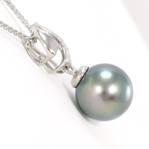 18K White Gold Pearl Necklace 45cm - Classic Elegant Jewelry for Women | Perfect for Weddings, Anniversaries & Special Occasions