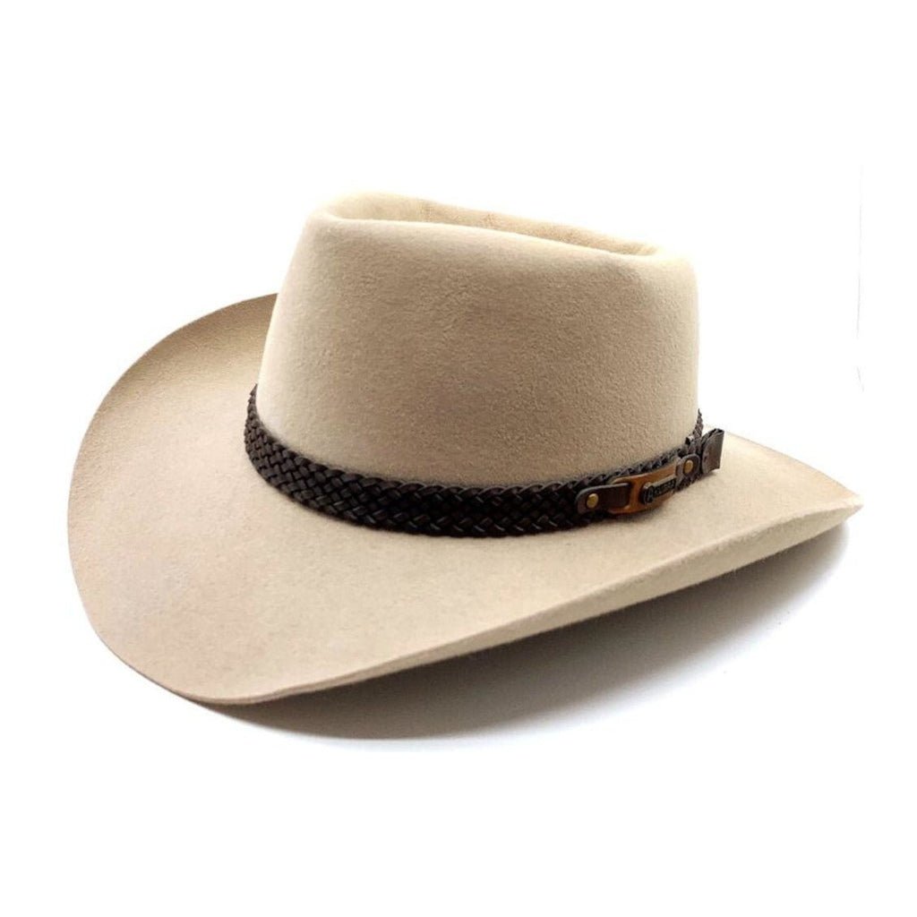 AKUBRA Stockman Hat - Premium Sand Color Outback Hat for Men & Women | Sun Protection, Durable & Stylish | Perfect for Hiking, Camping & Outdoor Adventures