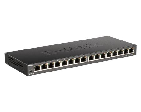 D-Link DGS-1016S 16-Port Gigabit Ethernet Switch | High-Speed Network Hub for Home & Office | Perfect for Gaming, Streaming & Small Business Networks