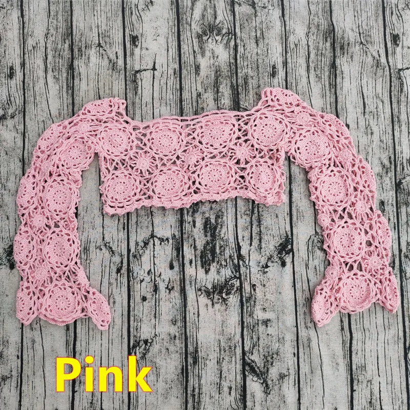Handmade Crochet Bikini Set for Women - Boho Sexy Swimwear Cover Up with Matching Swim Trunks | Perfect for Beach Vacations, Pool Parties & Summer Music Festivals
