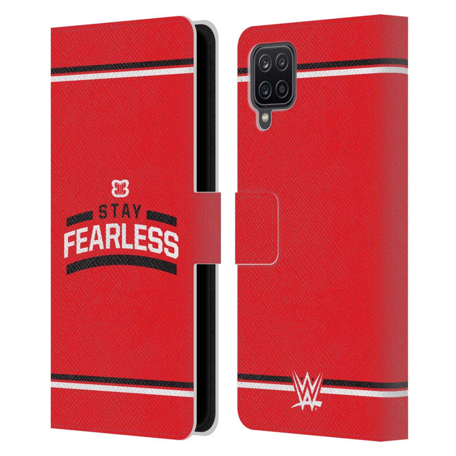 Head Case Designs WWE Stay Fearless Nikki Bella Leather Book Wallet Case for Samsung Galaxy A12 (2020) – Perfect for Work, Travel & Daily Protection