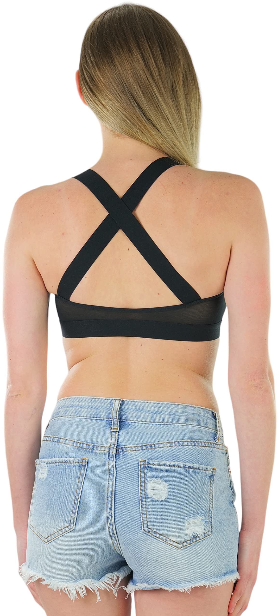 ToBeInStyle Women's Seamless Wire-Free Sports Bras & Bralettes - Supportive Comfort for Yoga, Gym & Everyday Wear