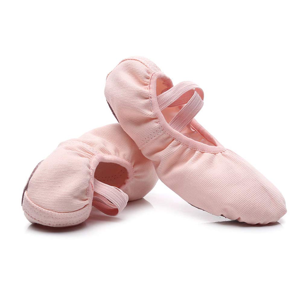 MSMAX Professional Canvas Ballet Slippers for Dance Practice - Lightweight Ballet Flats for Girls, Boys & Women | Perfect for Ballet Class, Dance Studio & Home Practice