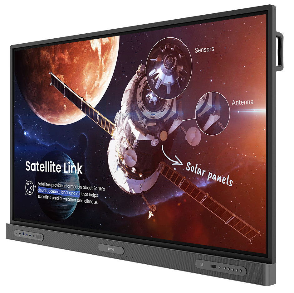 BenQ RP8603 86-inch 4K UHD Interactive Touch Screen Display for Classrooms, Business Meetings & Digital Signage